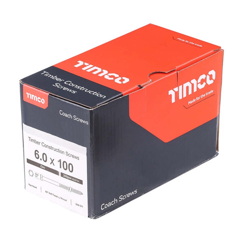 coach-screws-hex-zinc-6-0-x-100-box-200-pieces_1 Coach Screws – Hex – Zinc|6.0 x 100|Box|200 Pieces