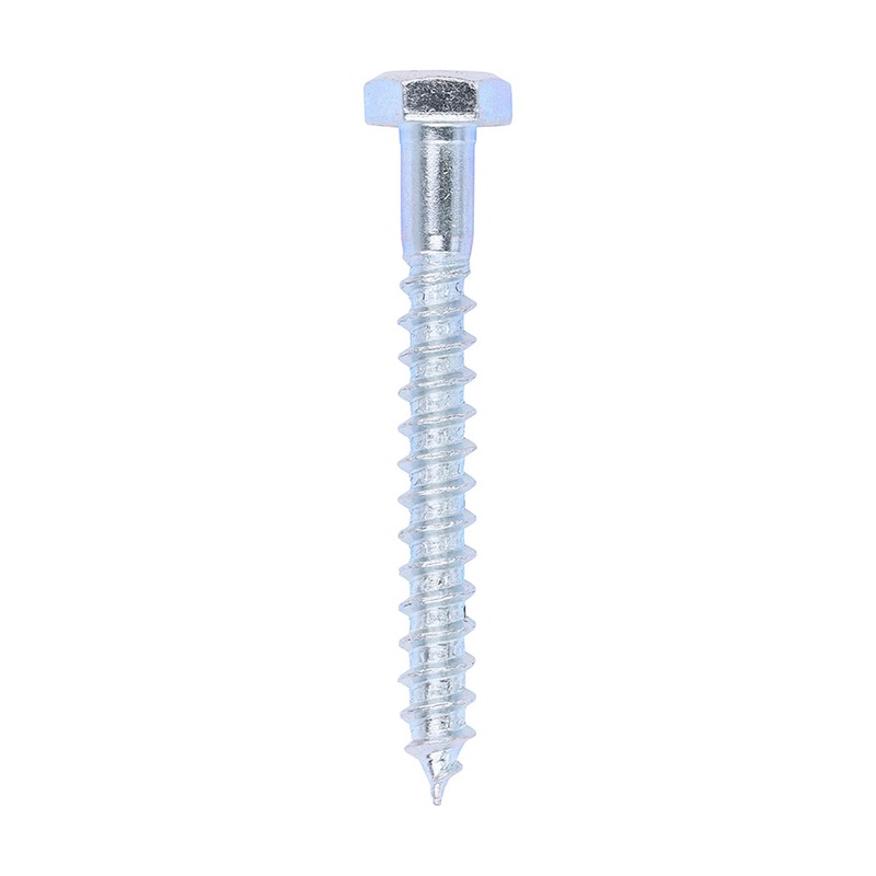 Coach Screws – Hex – Zinc|6.0 x 50|Box|200 Pieces