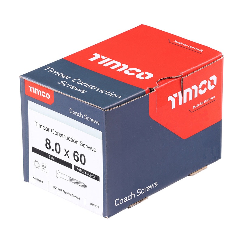 coach-screws-hex-zinc-8-0-x-60-box-100-pieces_1 Coach Screws – Hex – Zinc|8.0 x 60|Box|100 Pieces