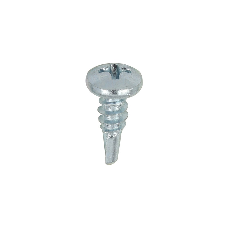 Metal Construction Sheet & Stud Screws – PH – Pan – Self-Drilling – Zinc