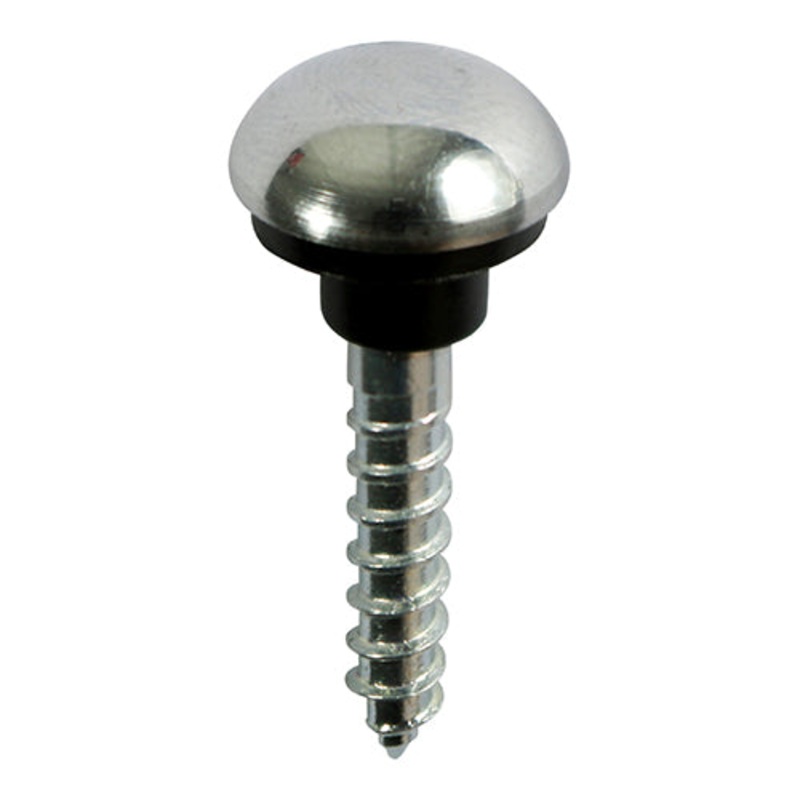 Mirror Hanging Screws – Zinc – Chrome Dome