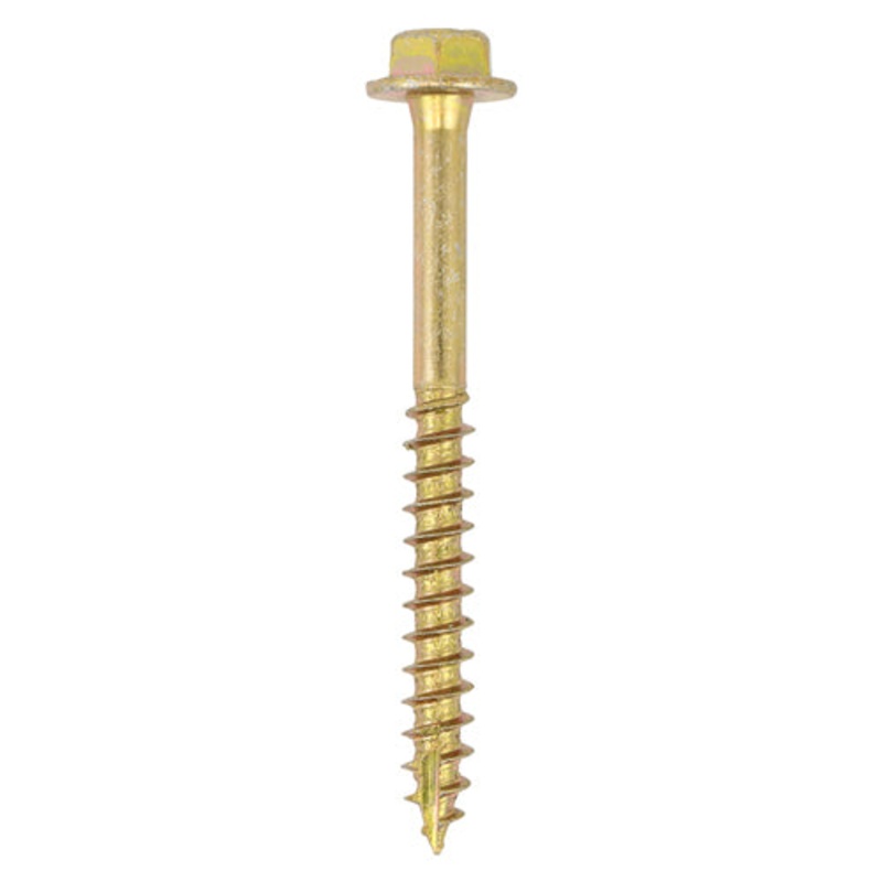 Advanced Coach Screws – Hex Flange – Yellow