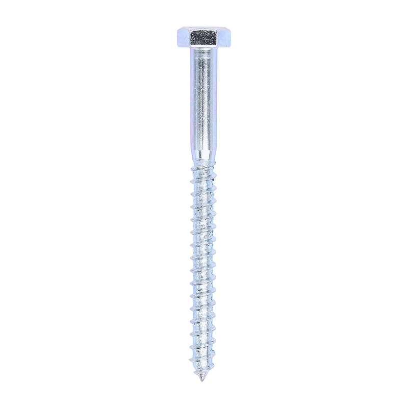 Coach Screws – Hex – Zinc|10.0 x 120|Box|50 Pieces