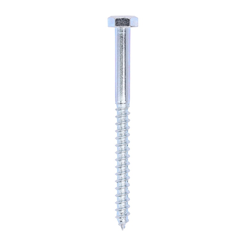 Coach Screws – Hex – Zinc|10.0 x 130|Box|50 Pieces