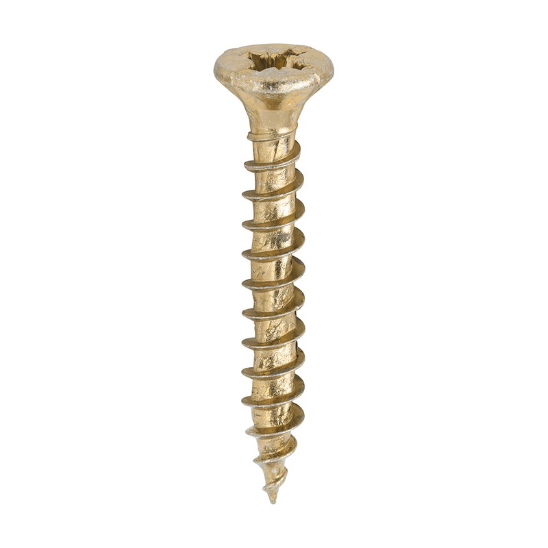 Velocity Premium Multi-Use Screws – PZ – Double Countersunk – Yellow