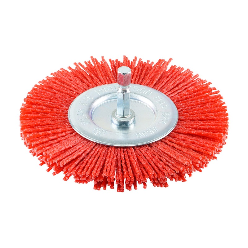 Drill Wheel Brush – Nylon|100mm|Box|1 Each