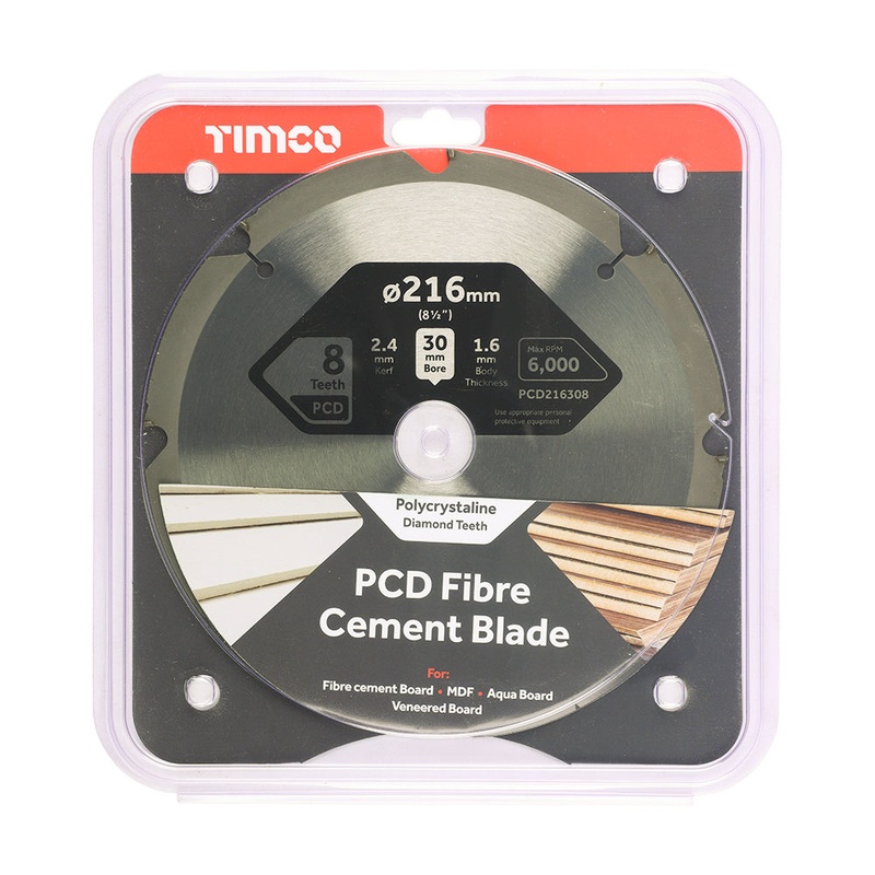 pcd-fibre-cement-saw-blade-216-x-30-x-8t-clamshell-1-each_1 PCD Fibre Cement Saw Blade|216 x 30 x 8T|Clamshell|1 Each