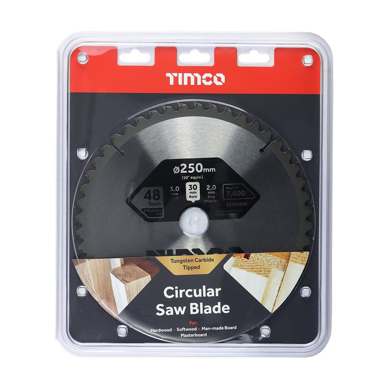 0-mitre-saw-blade-250-x-30-x-48t-clamshell-1-each_1 0 Mitre Saw Blade|250 x 30 x 48T|Clamshell|1 Each