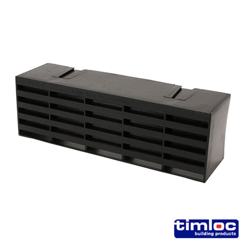 Timloc Airbrick – Plastic – Black – 1201ABBL