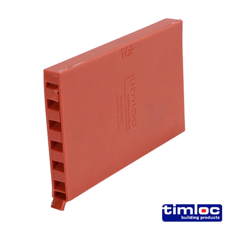 Timloc Cavity Wall Weep Vent – Terracotta – 1143TE