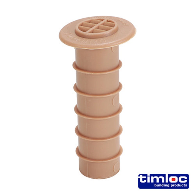 Timloc Cavity Wall Drill Vent – Buff – DV2