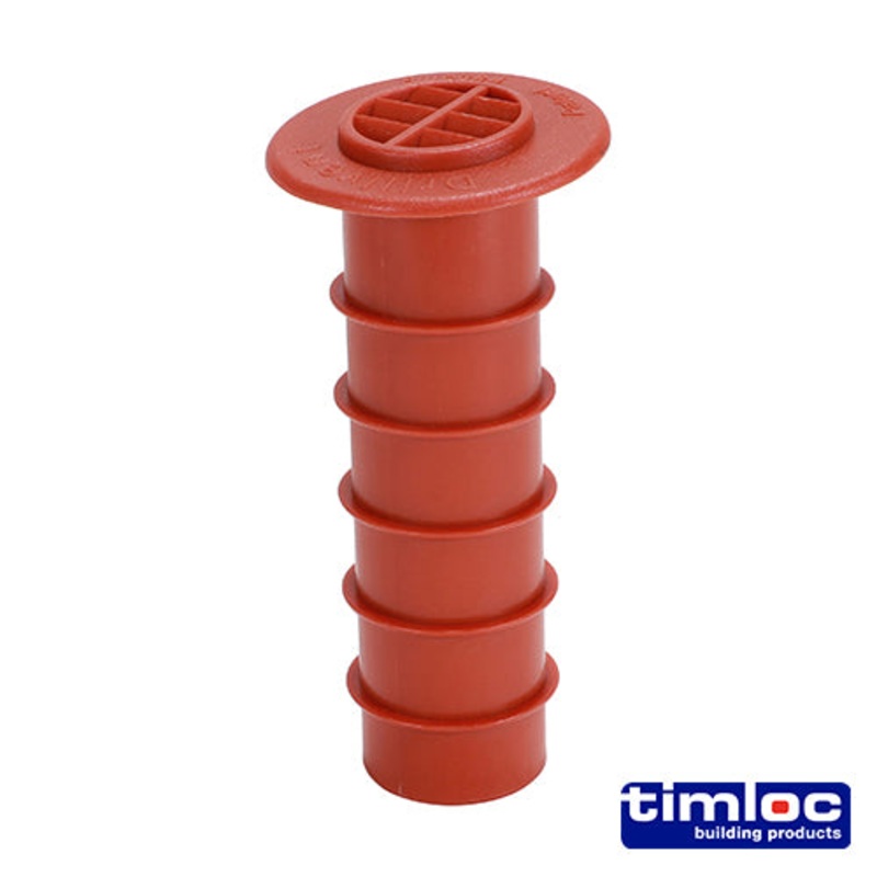 Timloc Cavity Wall Drill Vent – Terracotta – DV3