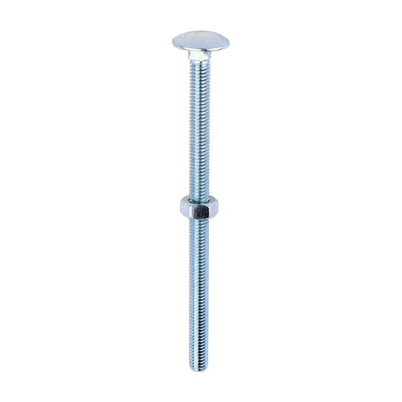 Carriage Bolts & Hex Nuts – Zinc