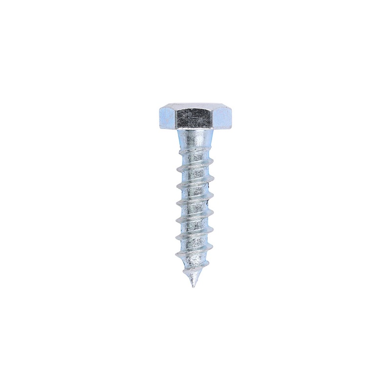 Coach Screws – Hex – Zinc|6.0 x 25|Box|250 Pieces