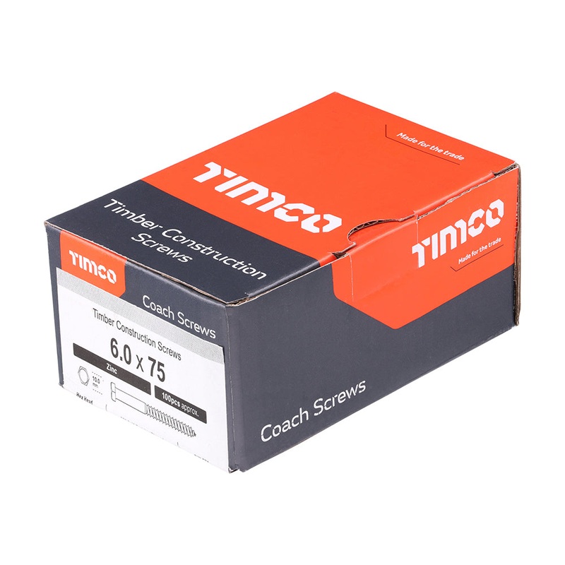 coach-screws-hex-zinc-6-0-x-75-box-100-pieces_1 Coach Screws – Hex – Zinc|6.0 x 75|Box|100 Pieces