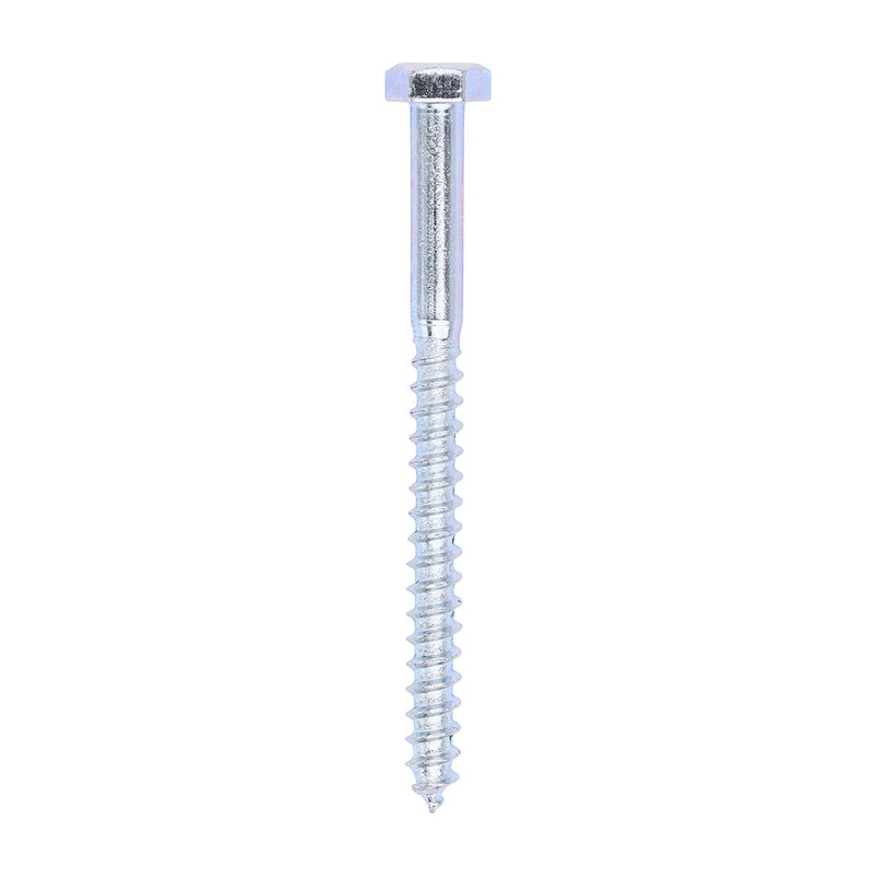 Coach Screws – Hex – Zinc|6.0 x 75|Box|100 Pieces