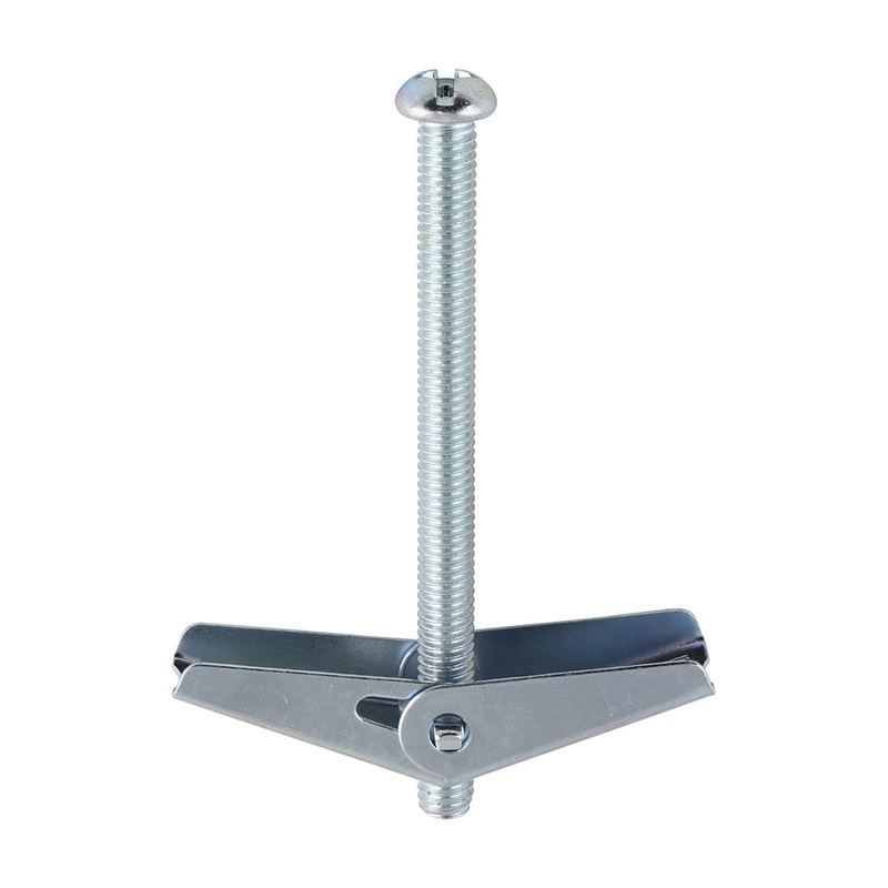 Spring Toggles – Zinc|M6 x 75|Box|100 Pieces