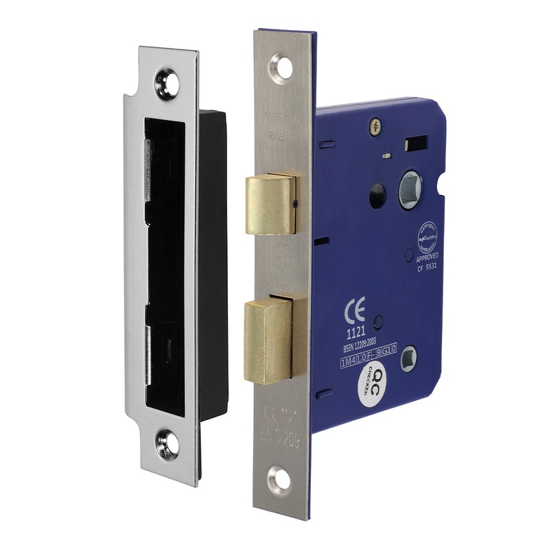 Bathroom Lock – Satin Nickel|78mm|Box|1 Each
