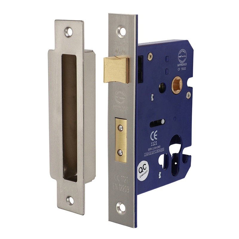 Euro Sashlock – Satin Nickel|78 case / 56 backset|Box|1 Each