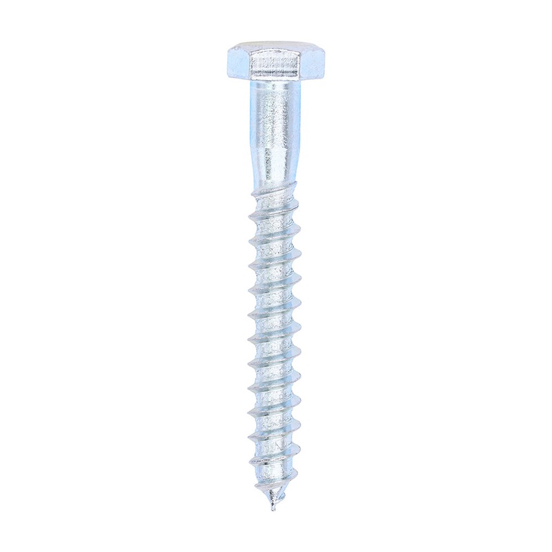 Coach Screws – Hex – Zinc|8.0 x 65|Box|100 Pieces