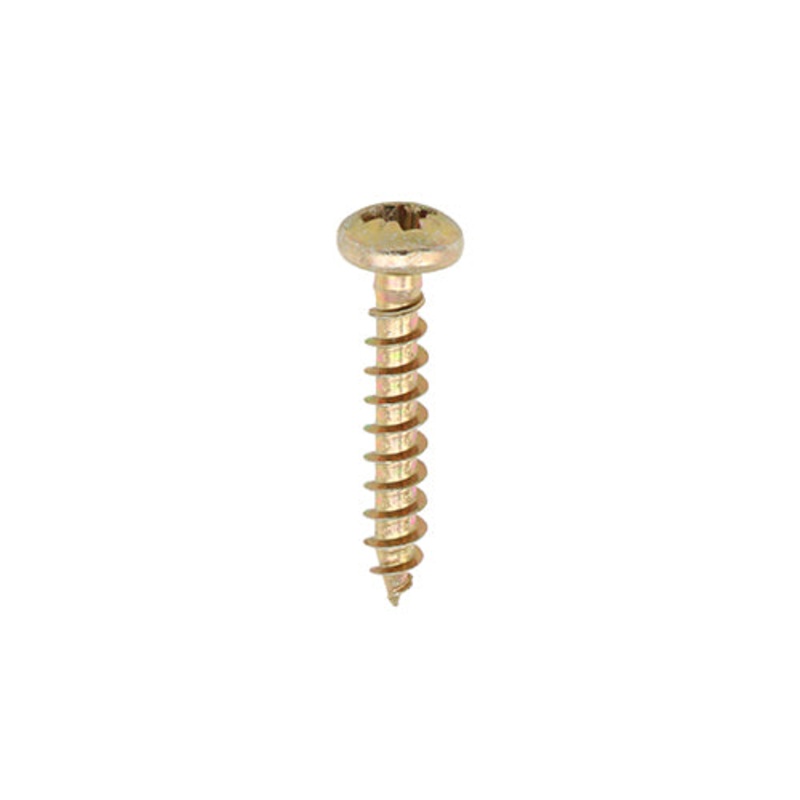 Classic Multi-Purpose Screws – PZ – Pan Head – Yellow