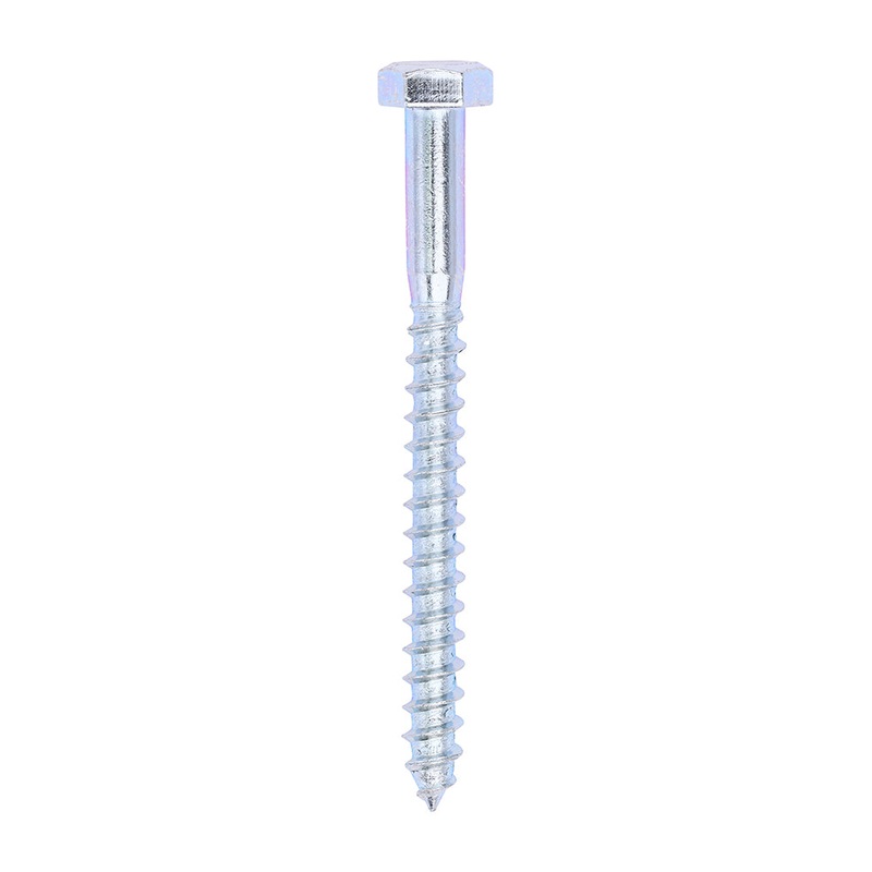 Coach Screws – Hex – Zinc|8.0 x 90|Box|50 Pieces