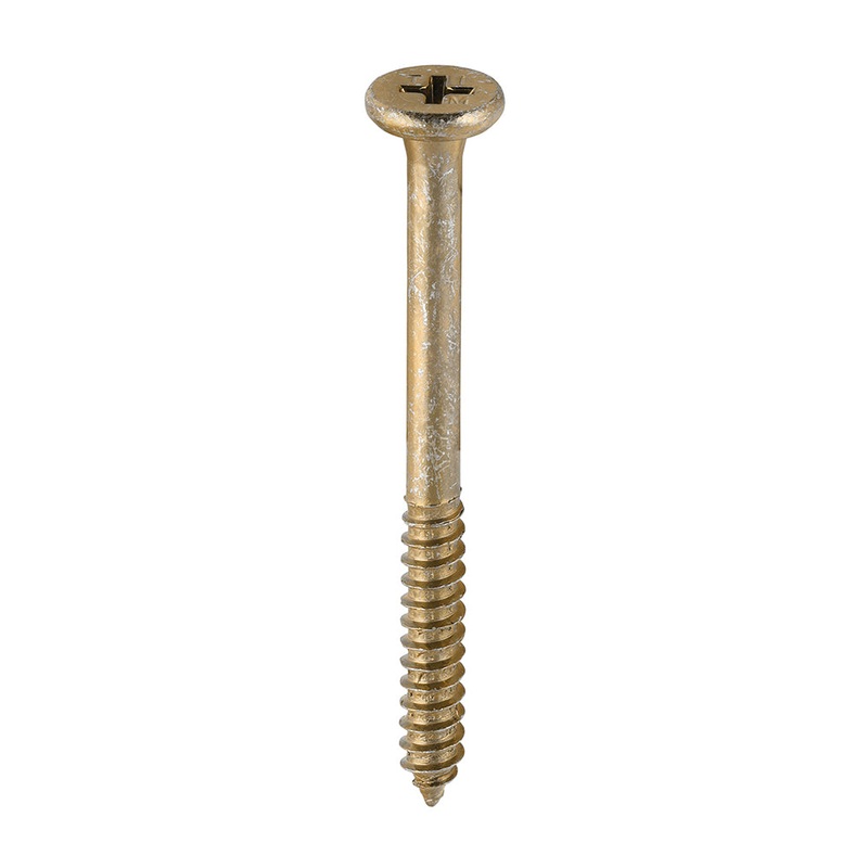 Element Screws – Shallow Pan Countersunk – PH – Self-Tapping Thread – AB Point – Yellow