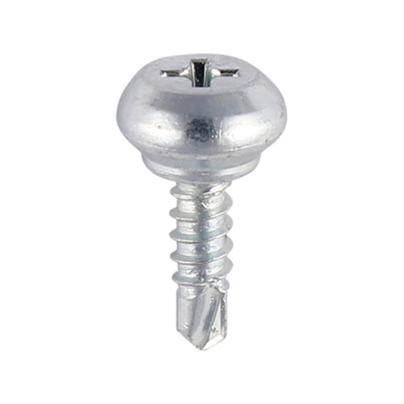 Weather Bar Screws – Nipple Head – PH – Self-Tapping Thread – Self-Drilling Point – Zinc