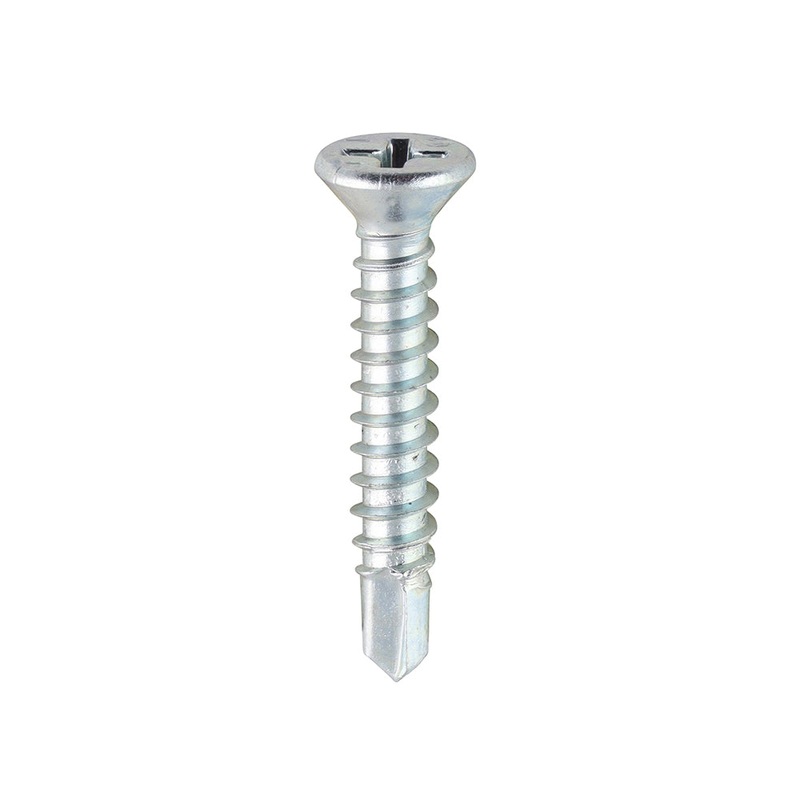 Window Fabrication Screws – Countersunk – PH – Self-Tapping – Self-Drilling Point – Zinc