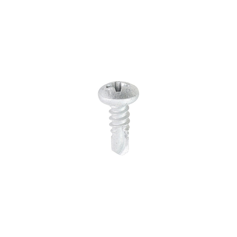 Window Fabrication Screws – Pan – PH – Self-Tapping – Self-Drilling Point – Martensitic Stainless Steel & Silver Organic