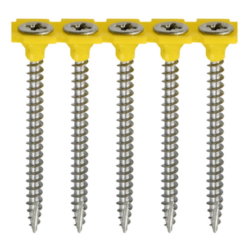 Collated Classic Multi-Purpose Screws – PZ – Double Countersunk – A2 Stainless Steel
