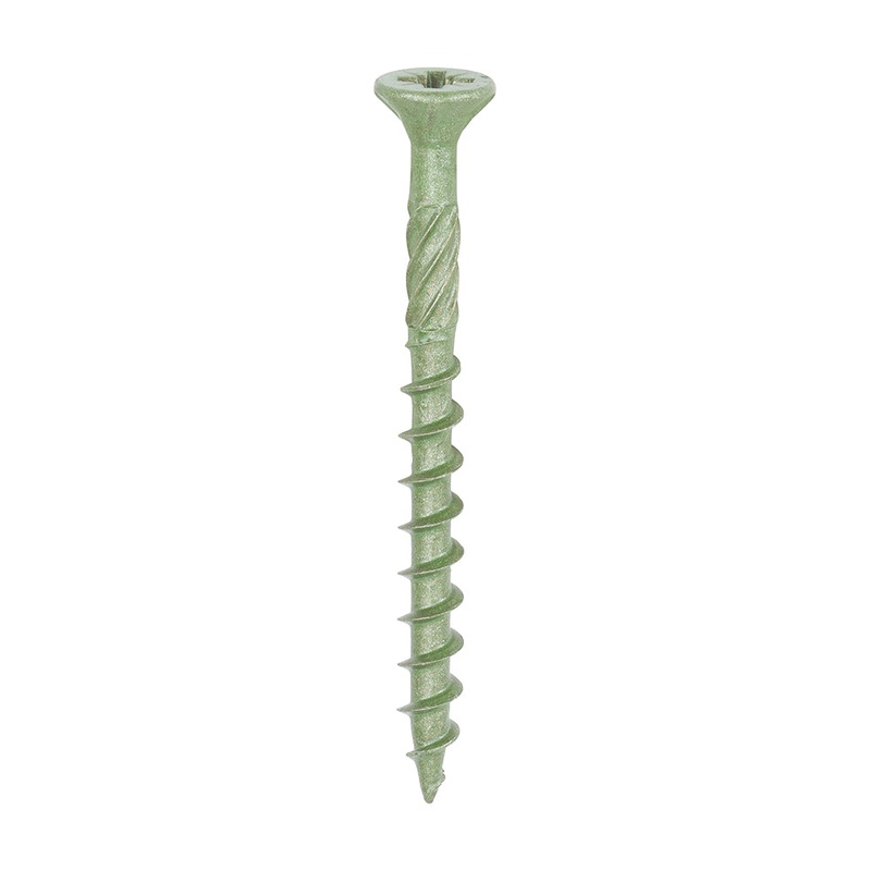 Decking Screws – PZ – Double Countersunk – Exterior – Green