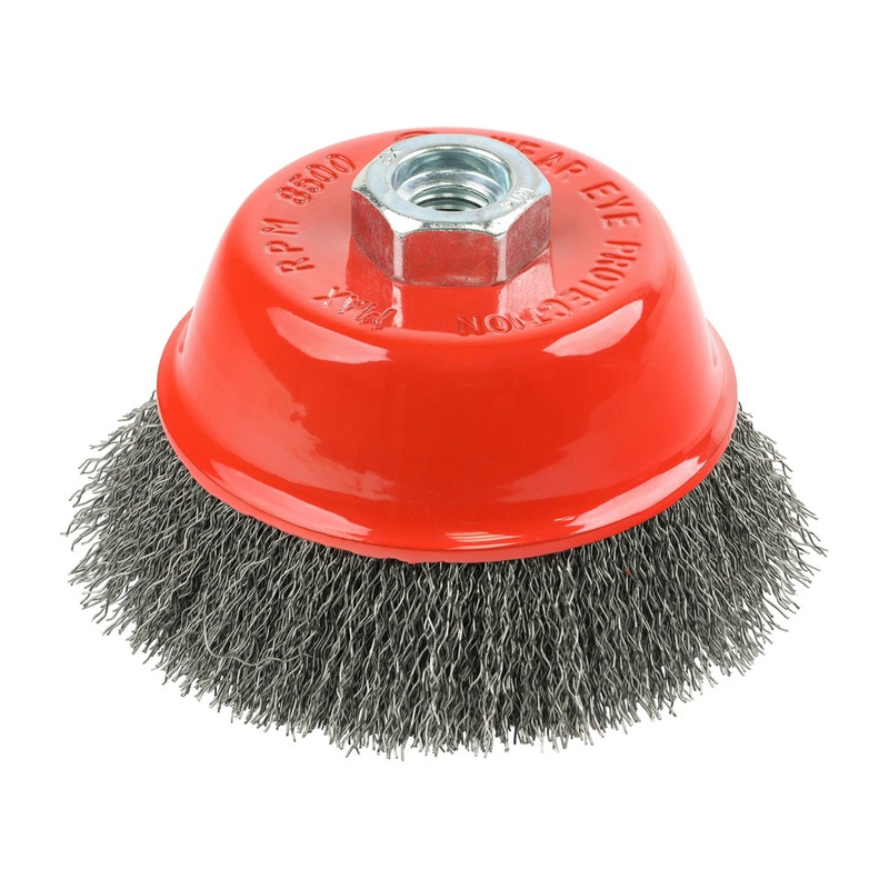 Angle Grinder Cup Brush – Crimped Steel Wire