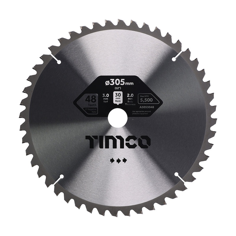 -5 Circular Saw Blade|305 x 30 x 48T|Clamshell|1 Each