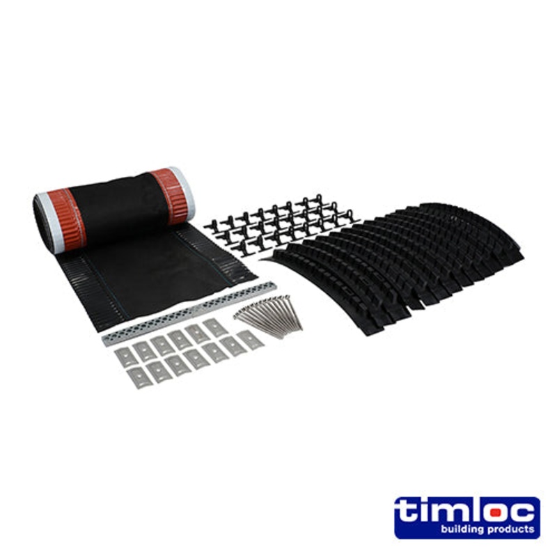 Timloc Roll Out Dry Fix Ridge Kit – Black – 54700