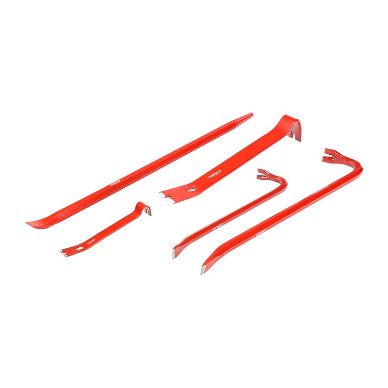 Wrecking & Pry Bar Set|5pcs|Box|5 Pieces