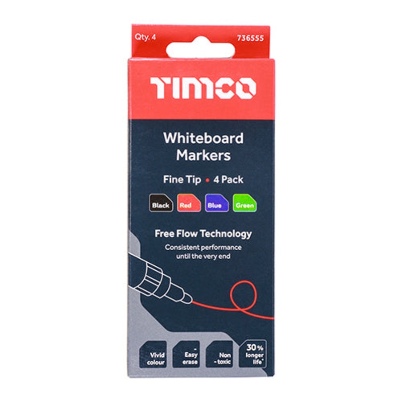 whiteboard-markers-fine-tip-mixed-colours_1 Whiteboard Markers – Fine Tip – Mixed Colours