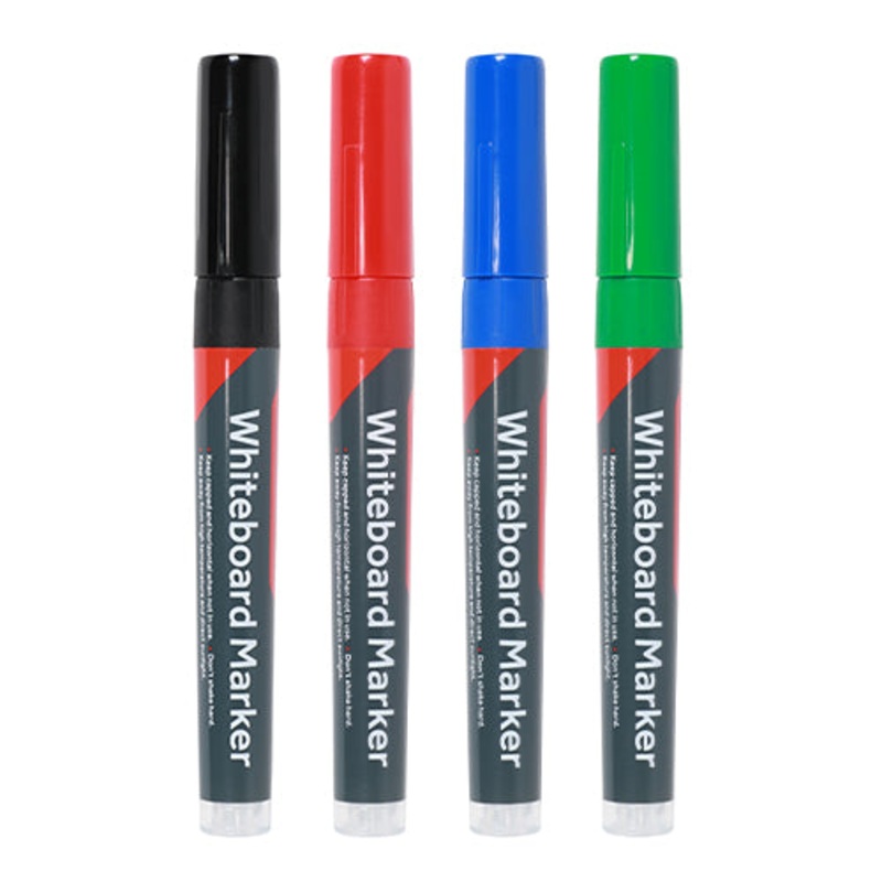 Whiteboard Markers – Fine Tip – Mixed Colours