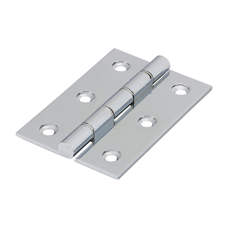 Double Stainless Steel Washered Butt Hinge – Solid Brass – Polished Chrome