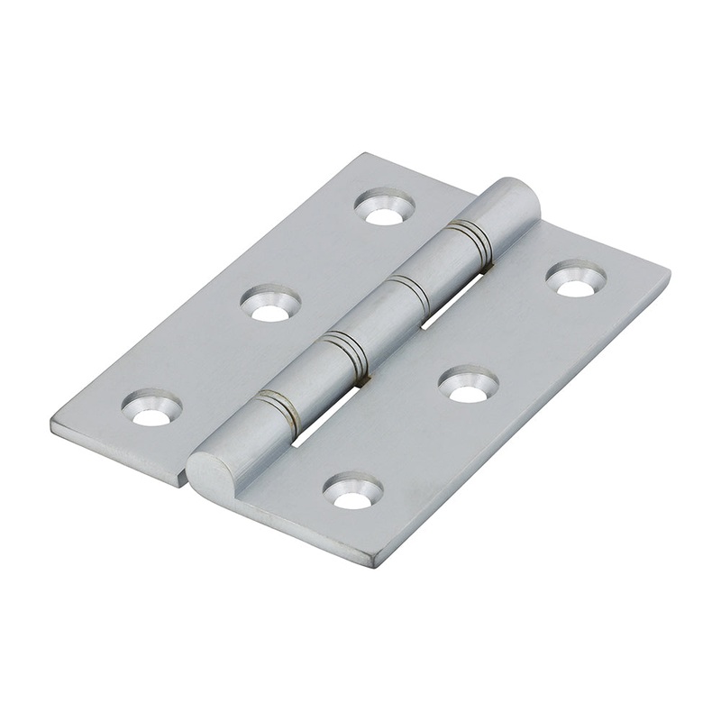 Double Stainless Steel Washered Butt Hinge – Solid Brass – Satin Chrome