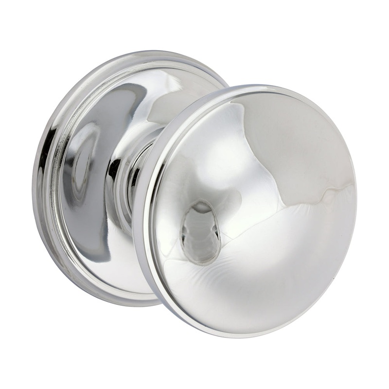 Centre Door Knob – Polished Chrome