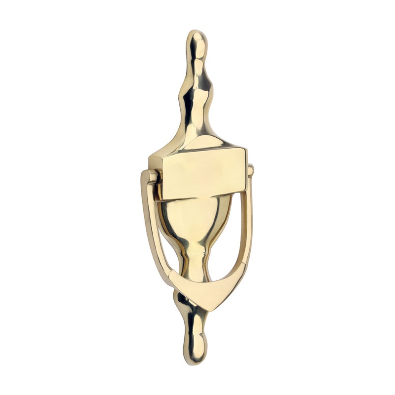 Urn Pattern Door Knocker – Polished Brass