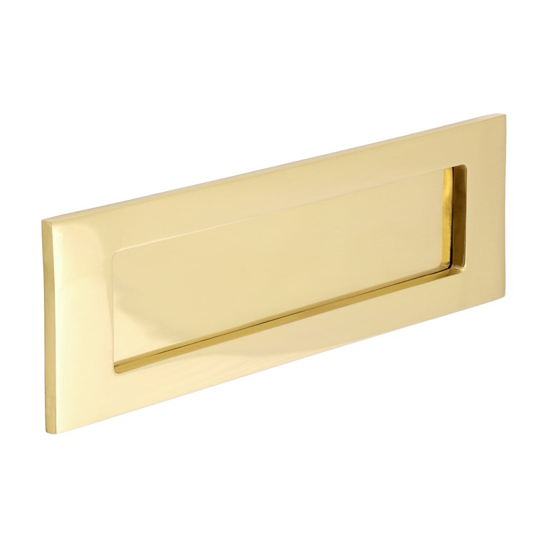 Victorian Letter Plate – Polished Brass