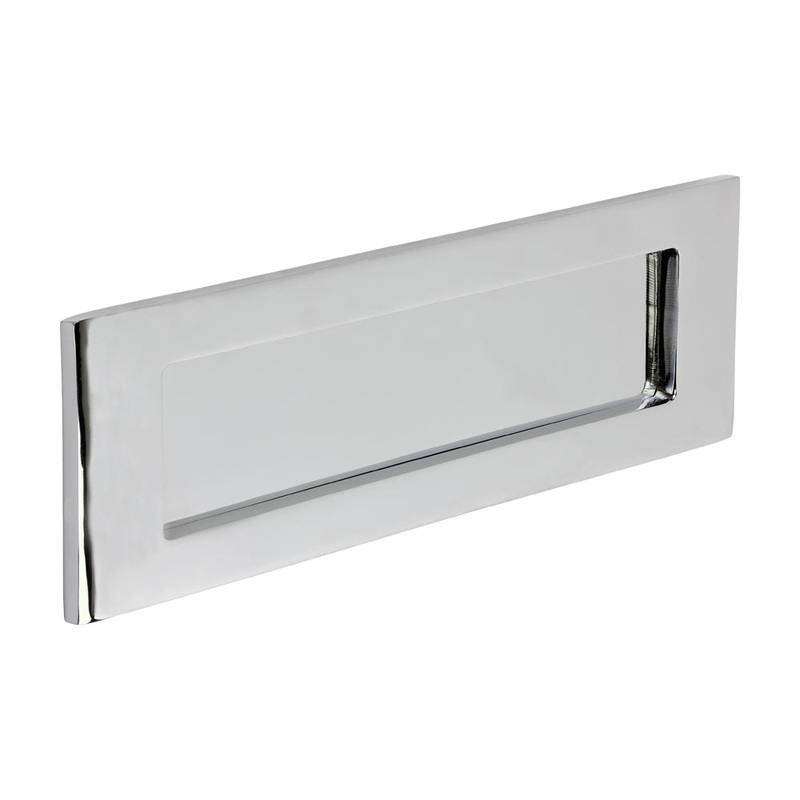 Victorian Letter Plate – Polished Chrome