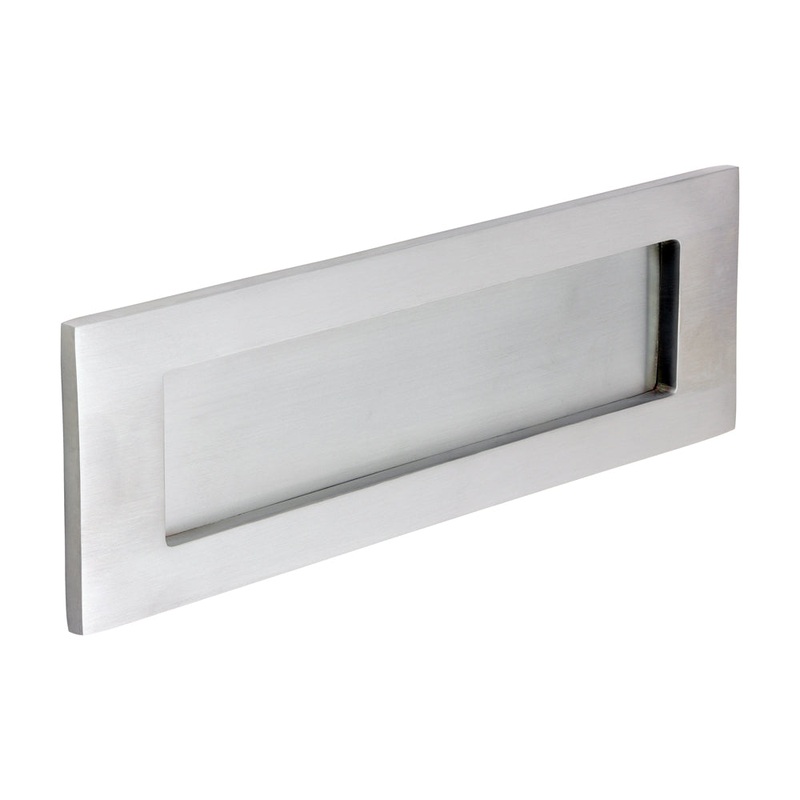 Victorian Letter Plate – Satin Chrome