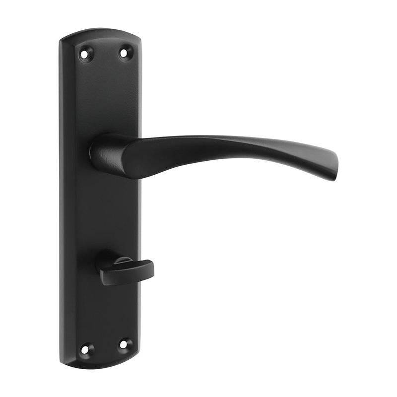 Zeta Bathroom Handles – Matt Black
