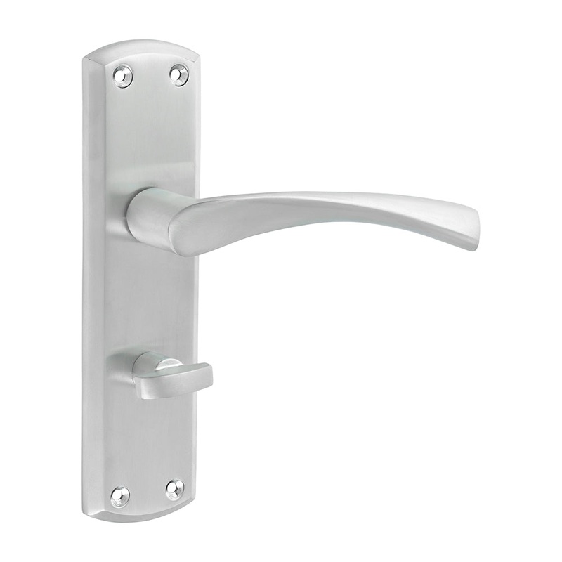Zeta Bathroom Handles – Satin Chrome