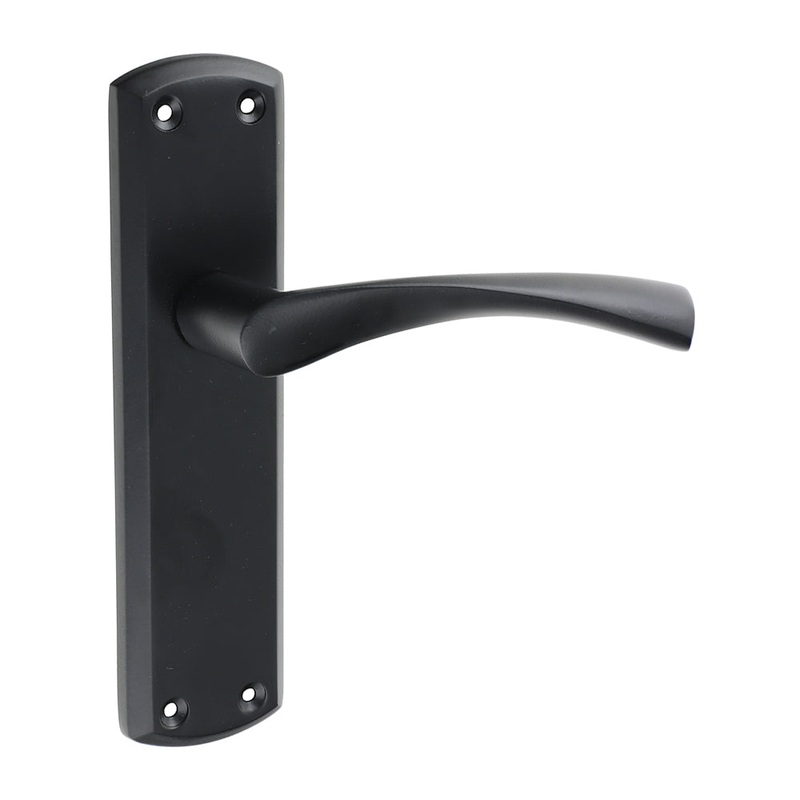 Zeta Latch Handles  – Matt Black