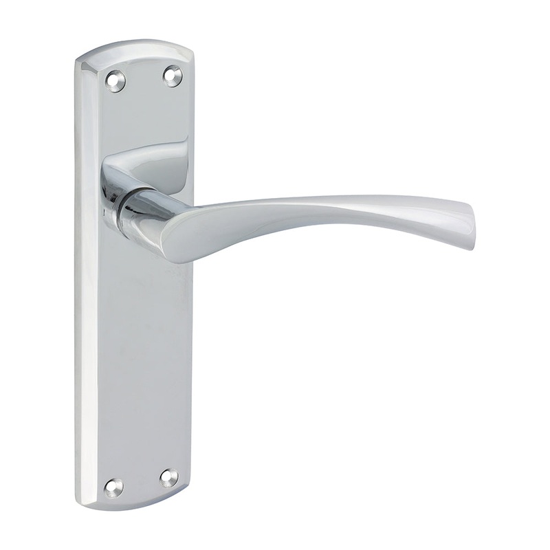 Zeta Latch Handles  – Polished Chrome