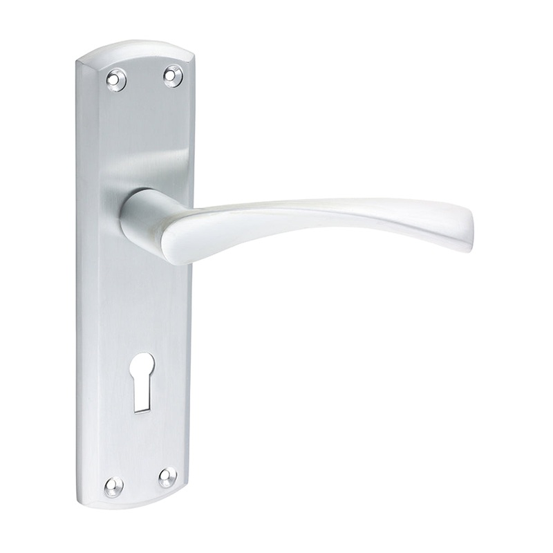 Zeta Lock Handles – Satin Chrome